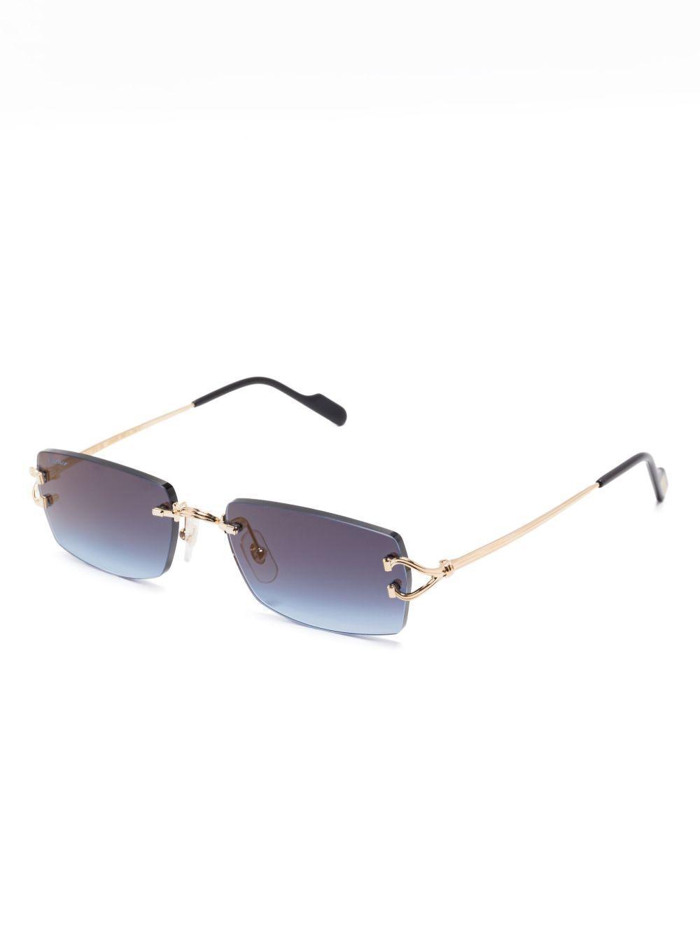 rectangle-frame sunglasses Product Image