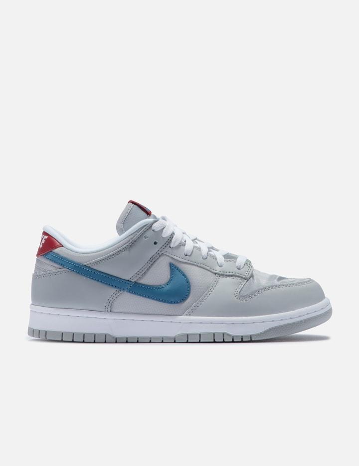 NIKE Dunk Low Sneakers Silver Blue Product Image