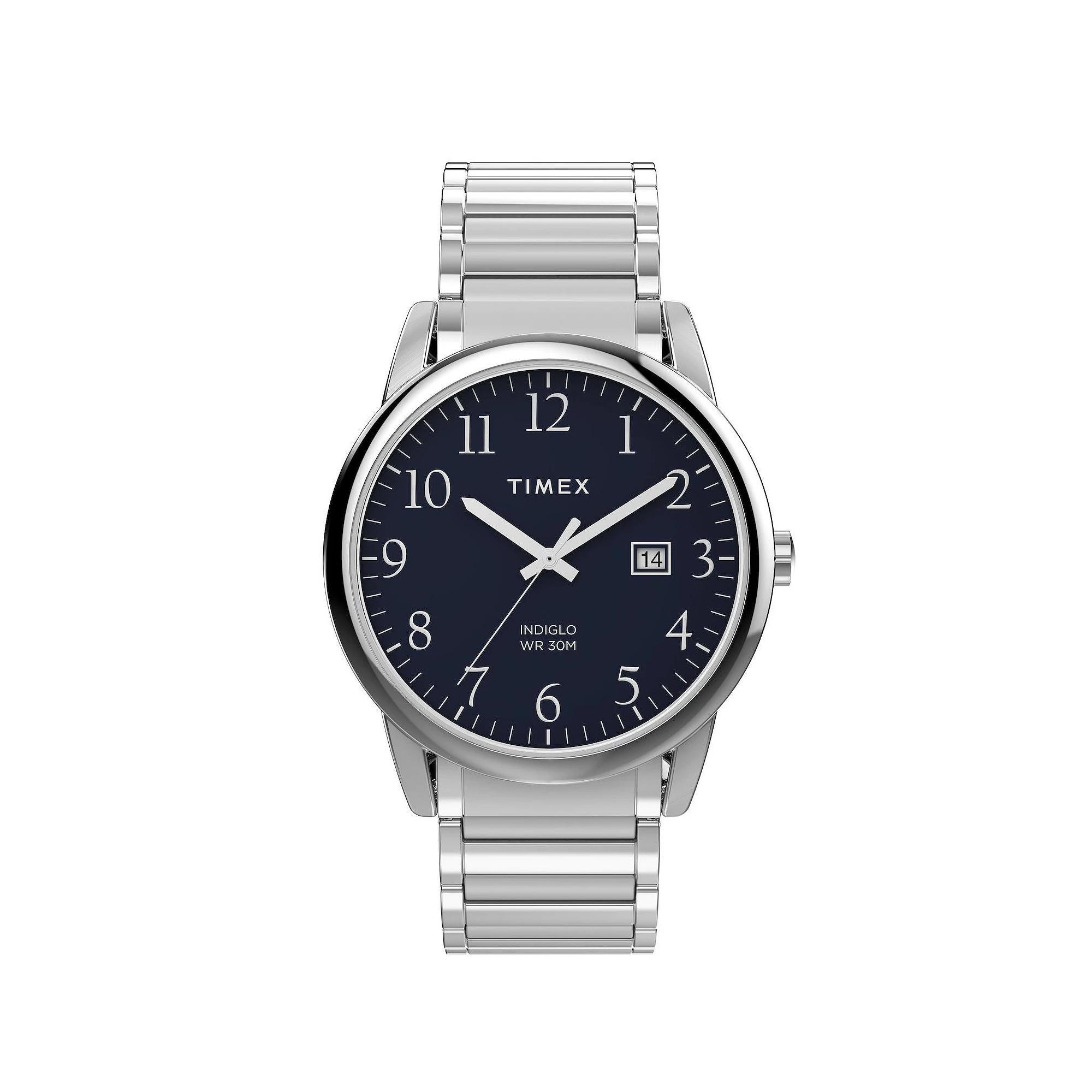 Timex® Men's Easy Reader® Expansion Band Watch - TW2W52200JT, Size: 40 mm, Silver Product Image