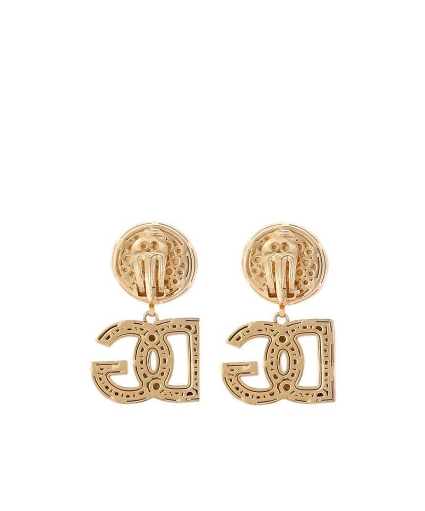 DOLCE & GABBANA Earring With Pendant In Grey Product Image