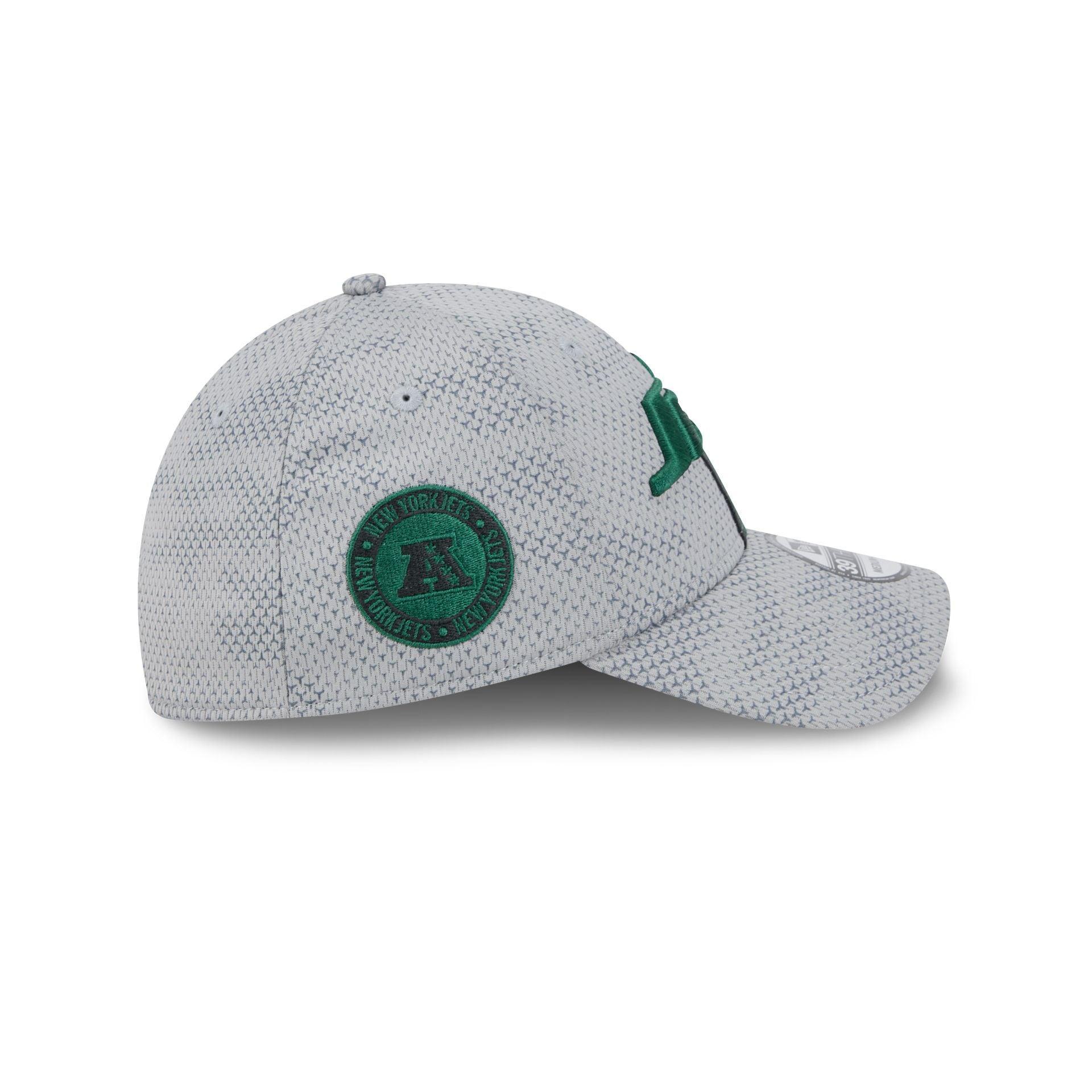 New York Jets 2024 Sideline Gray 39THIRTY Stretch Fit Hat Male Product Image