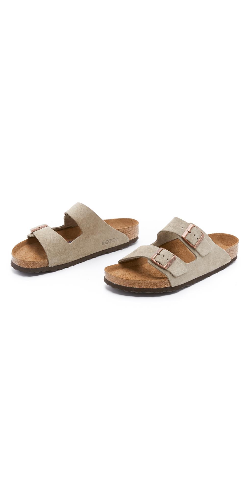 Mens Birkenstock Arizona Soft Footbed Slide Sandal - Habana Product Image