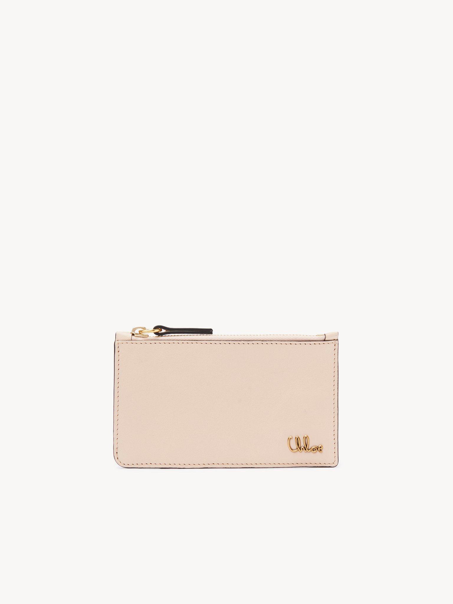 Small Chloé Iconic purse with card slots in shiny leather Product Image