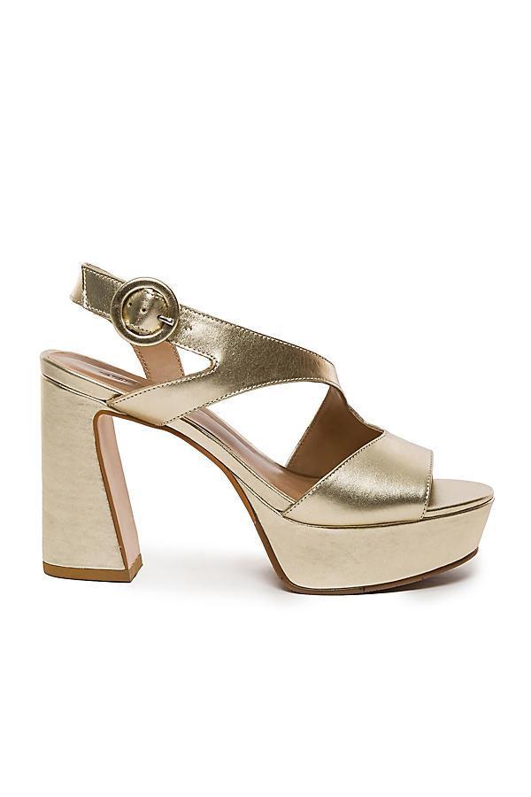 Bernardo Venice (Champagne Antique Calf) Women's Shoes Product Image