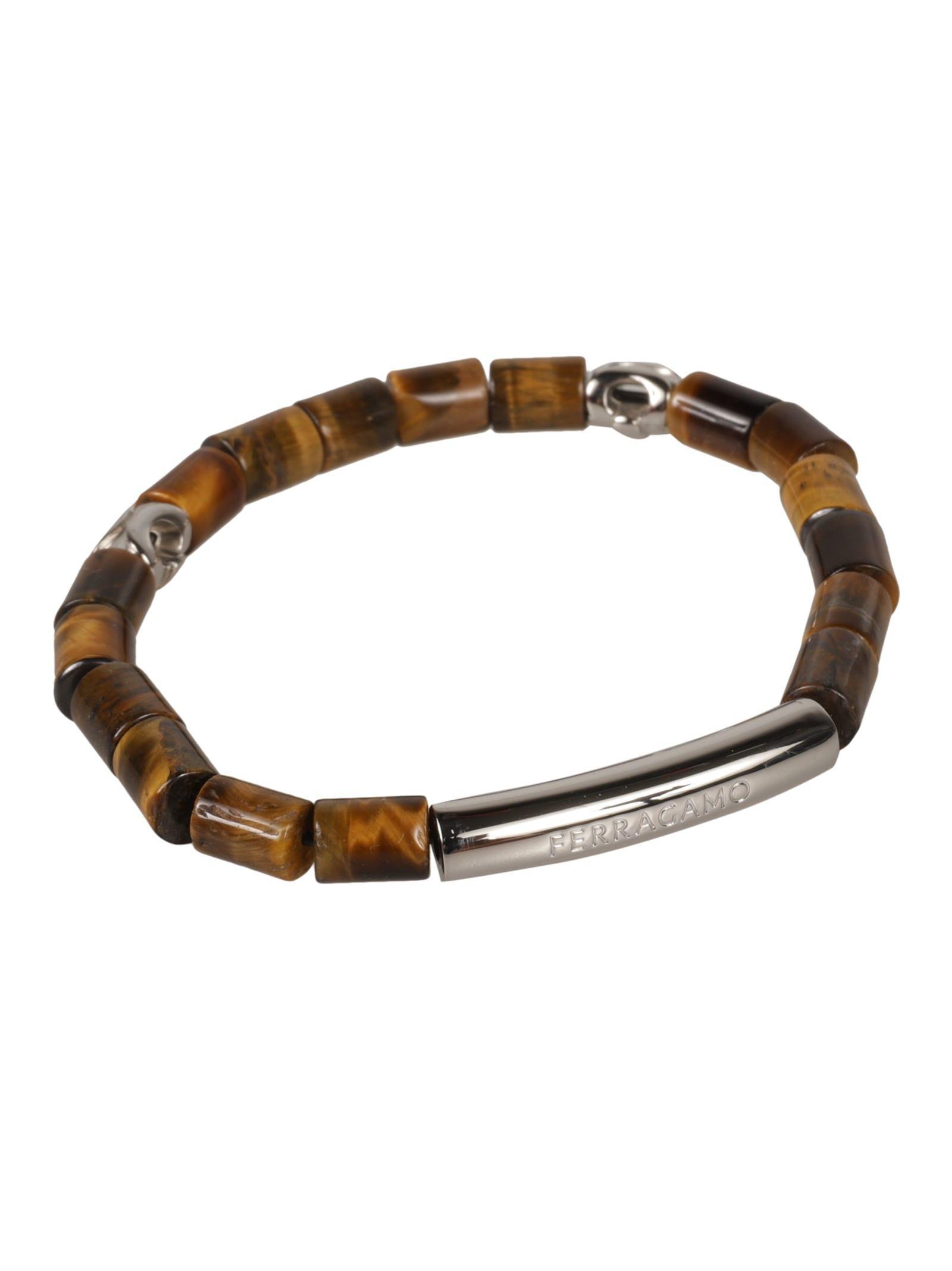 FERRAGAMO Stone Bracelet In Multicolor Product Image