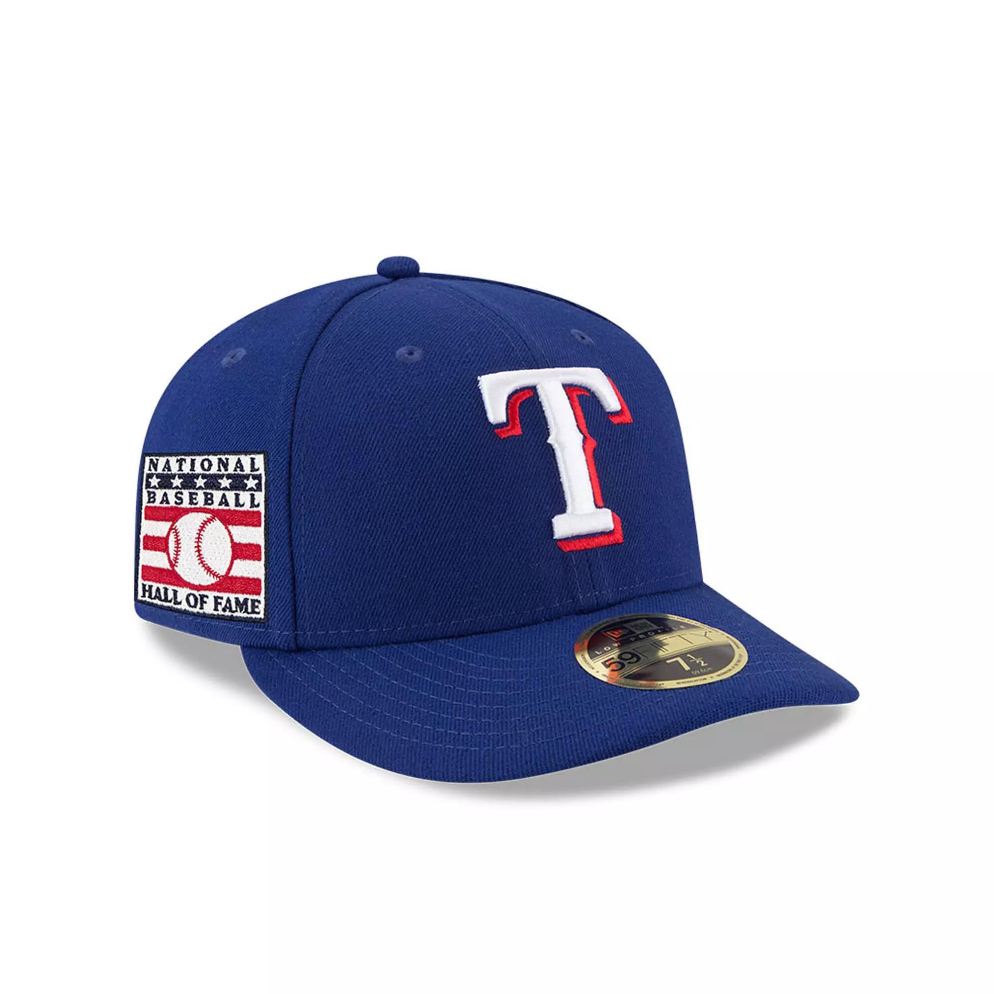 Men's New Era Royal Texas Rangers National Baseball Hall of Fame Low Profile 59FIFTY Fitted Hat, Size: 7 3/8, Blue Product Image