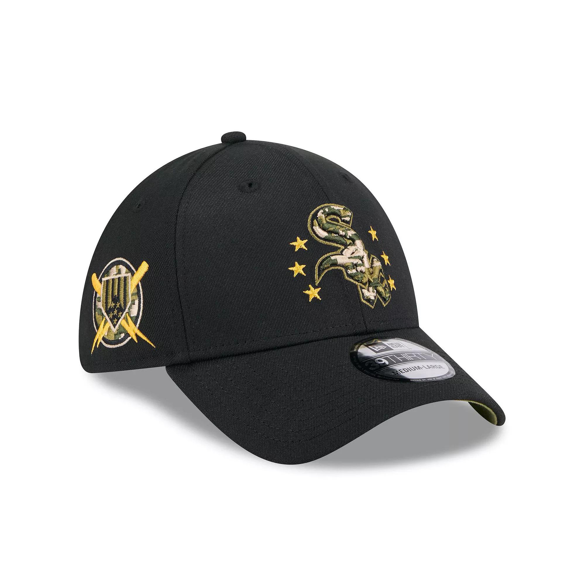 Men's New Era Black Boston Red Sox 2024 Armed Forces Day 39THIRTY Flex Hat,  Product Image