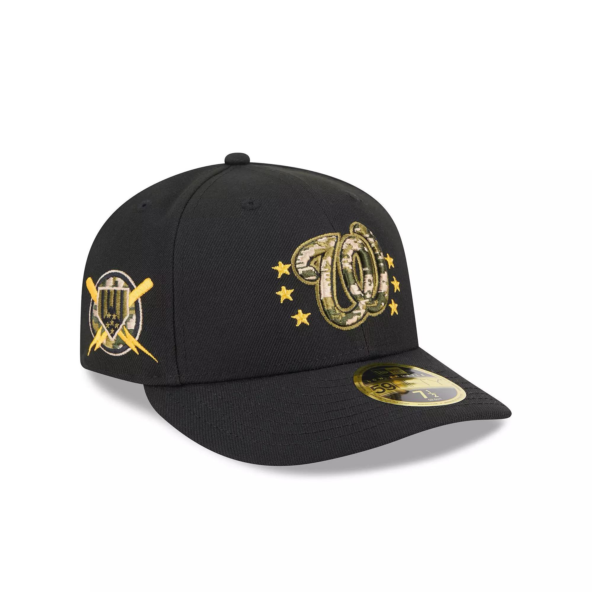Men's New Era Black Washington Nationals 2024 Armed Forces Day Low Profile 59FIFTY Fitted Hat,  Product Image