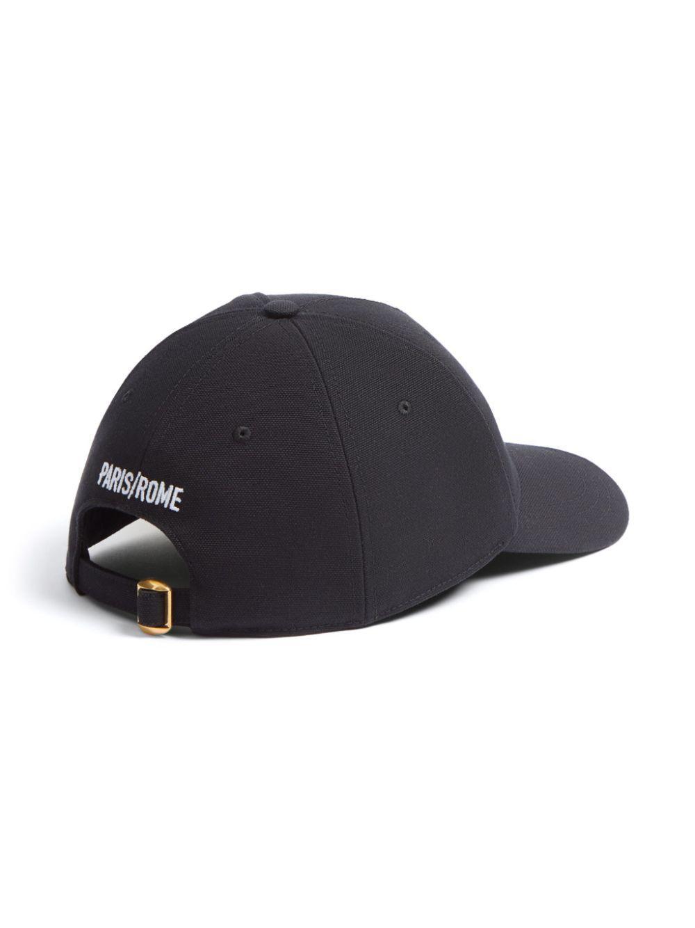 VALENTINO GARAVANI Logo-embroidered Cap In Black Product Image