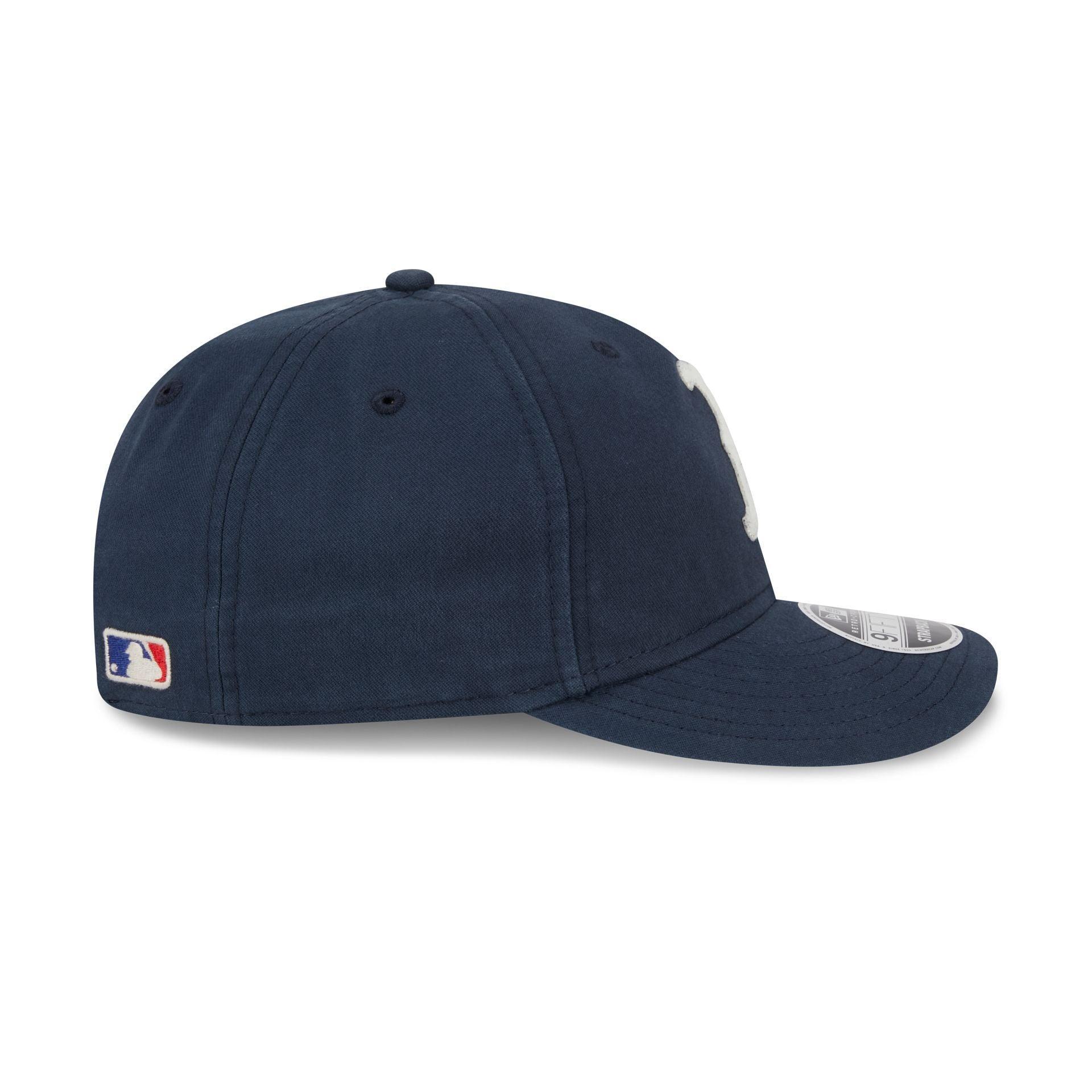 New York Yankees Canvas Felt Retro Crown 9FIFTY Adjustable Hat Male Product Image