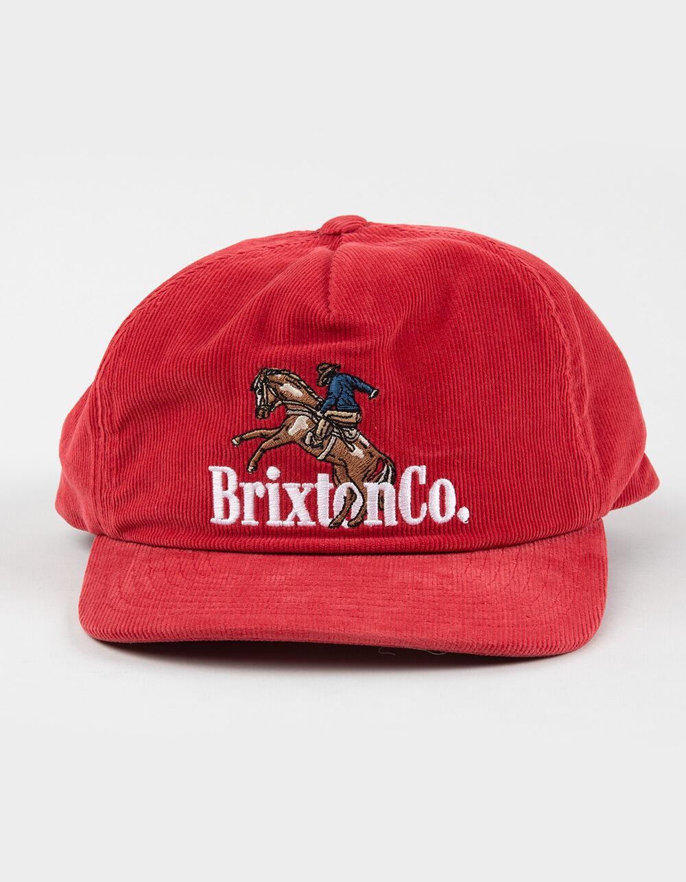 BRIXTON Inwood Snapback Hat - RED Product Image