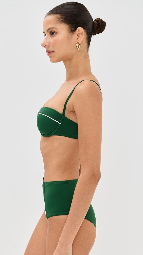 STAUD Jo Balconette Bikini Top | Shopbop Product Image