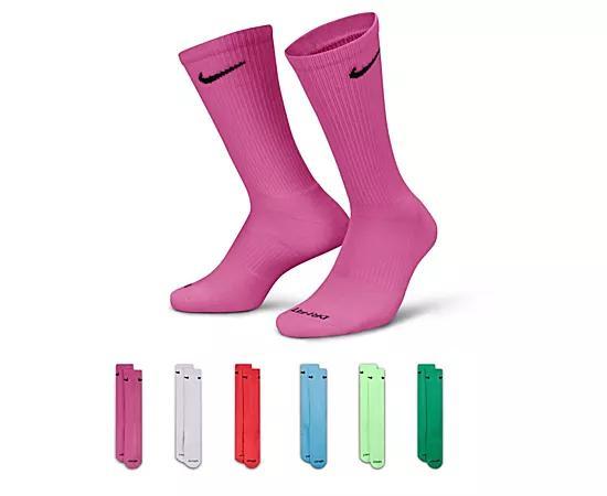 Nike Men's Medium Everyday Cushioned Crew Socks 6 Pairs Product Image