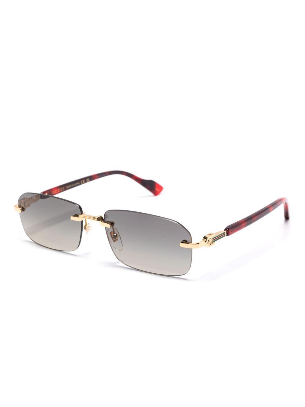rectangle-frame sunglasses Product Image