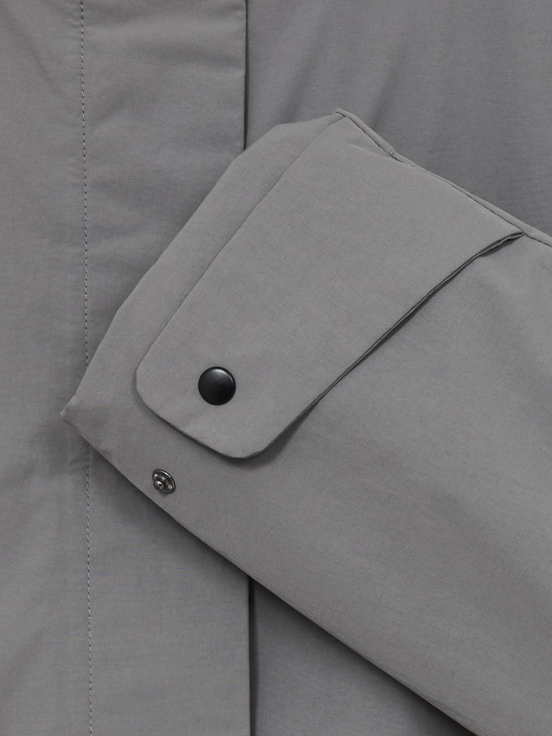 Scandinavian Edition Insulated Hooded Parka in Light Grey Product Image