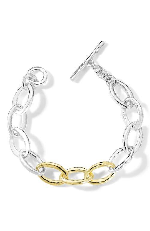 Womens Chimera Sterling Silver & 18K Gold Classico Mini Bastille Link Bracelet Product Image