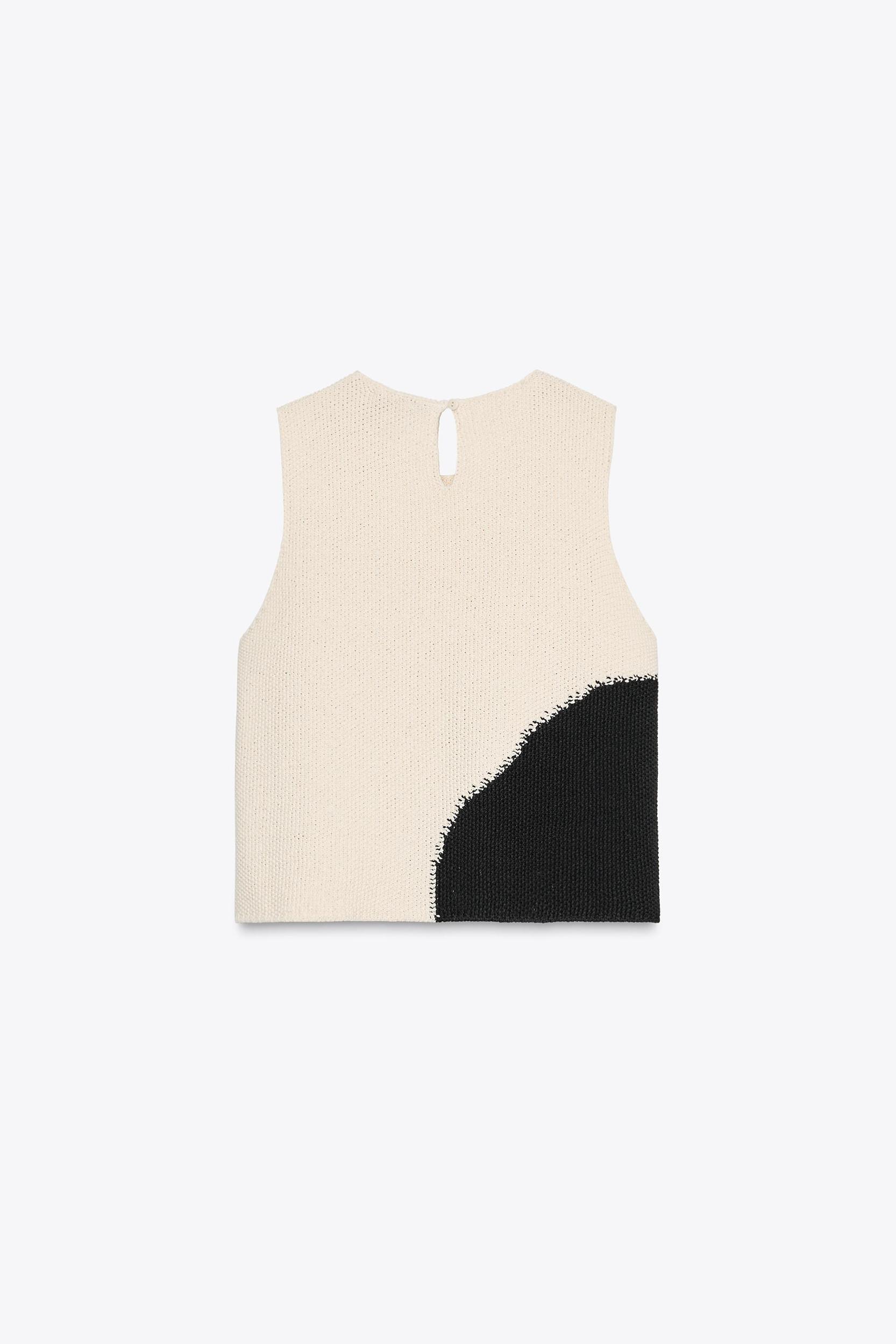 SLEEVELESS KNIT TOP Product Image
