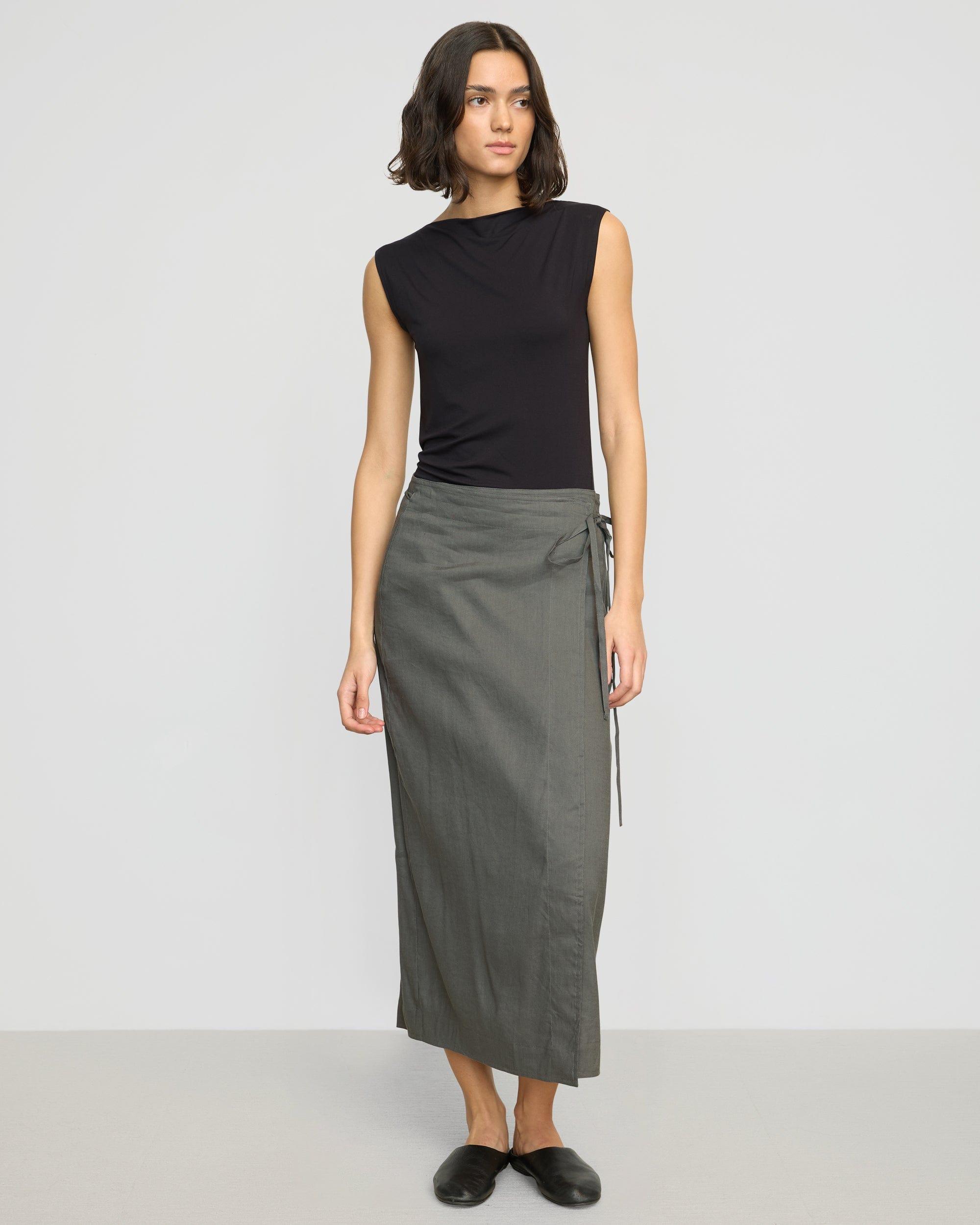 Esme Sleeveless Slit-Neck Tank Product Image