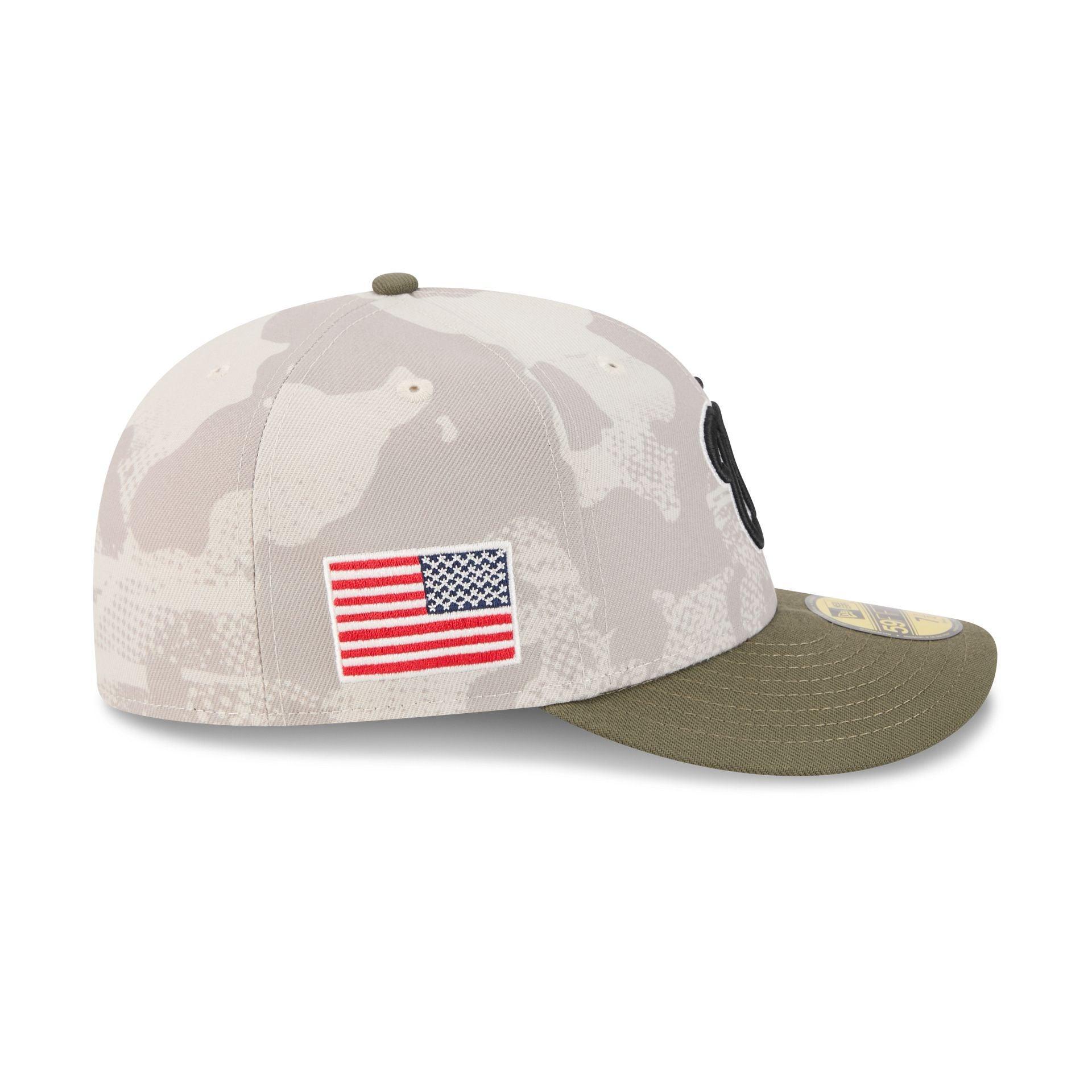 Houston Astros Armed Forces Day 2025 Low Profile 59FIFTY Fitted Hat Male Product Image