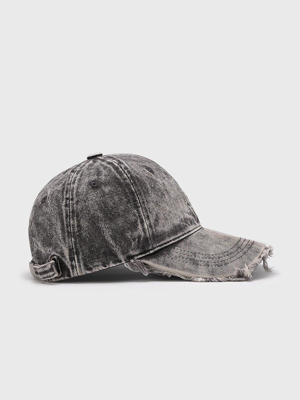 Fringe Denim Cap Product Image