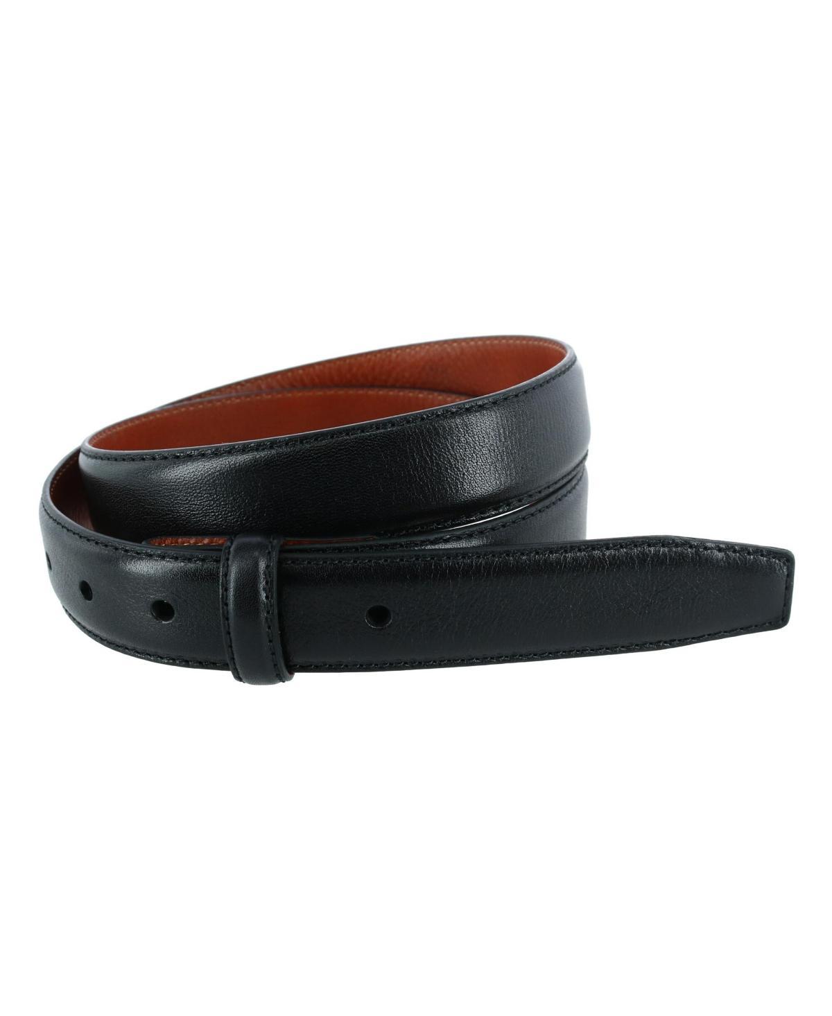 Trafalgar Mens Pebble Grain Leather 30mm Harness Belt Strap Product Image