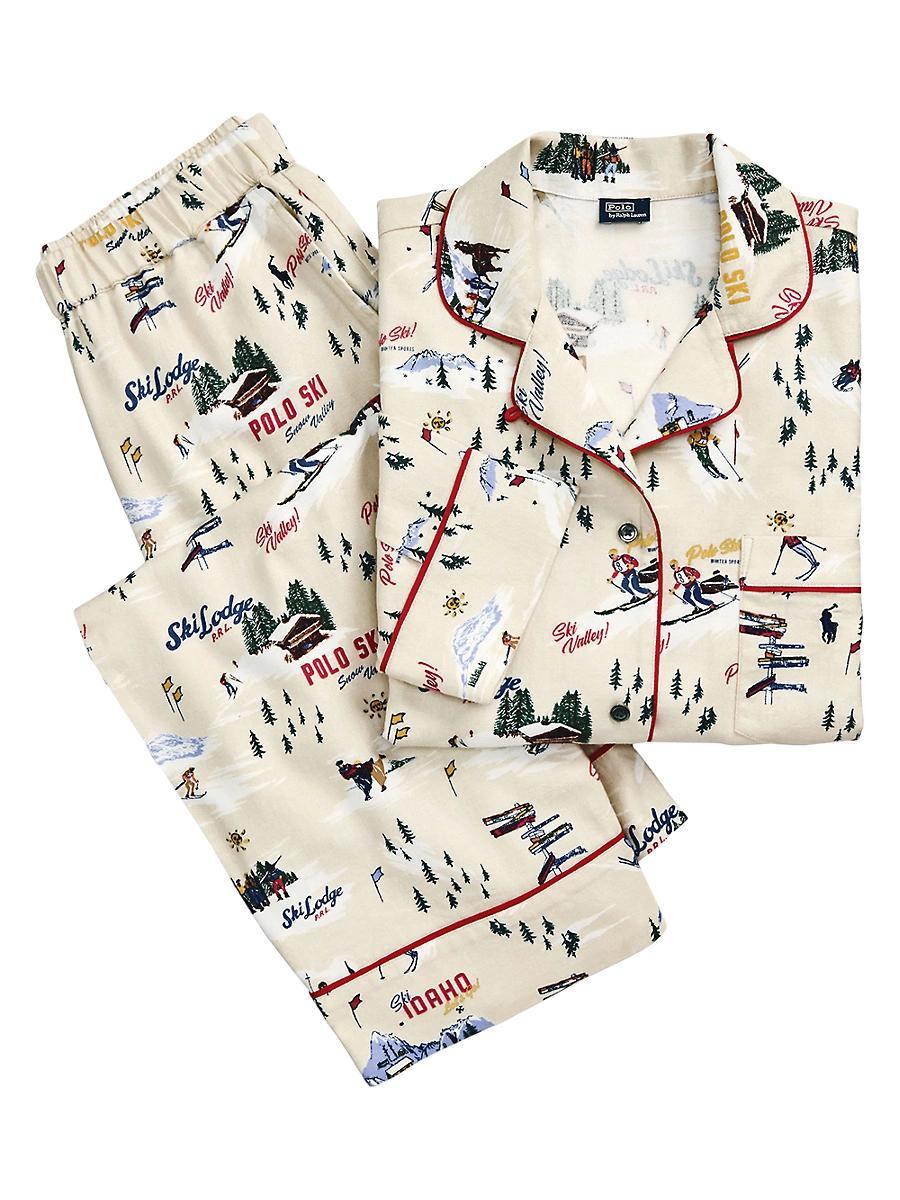 Bear Woven Pajama Set Product Image