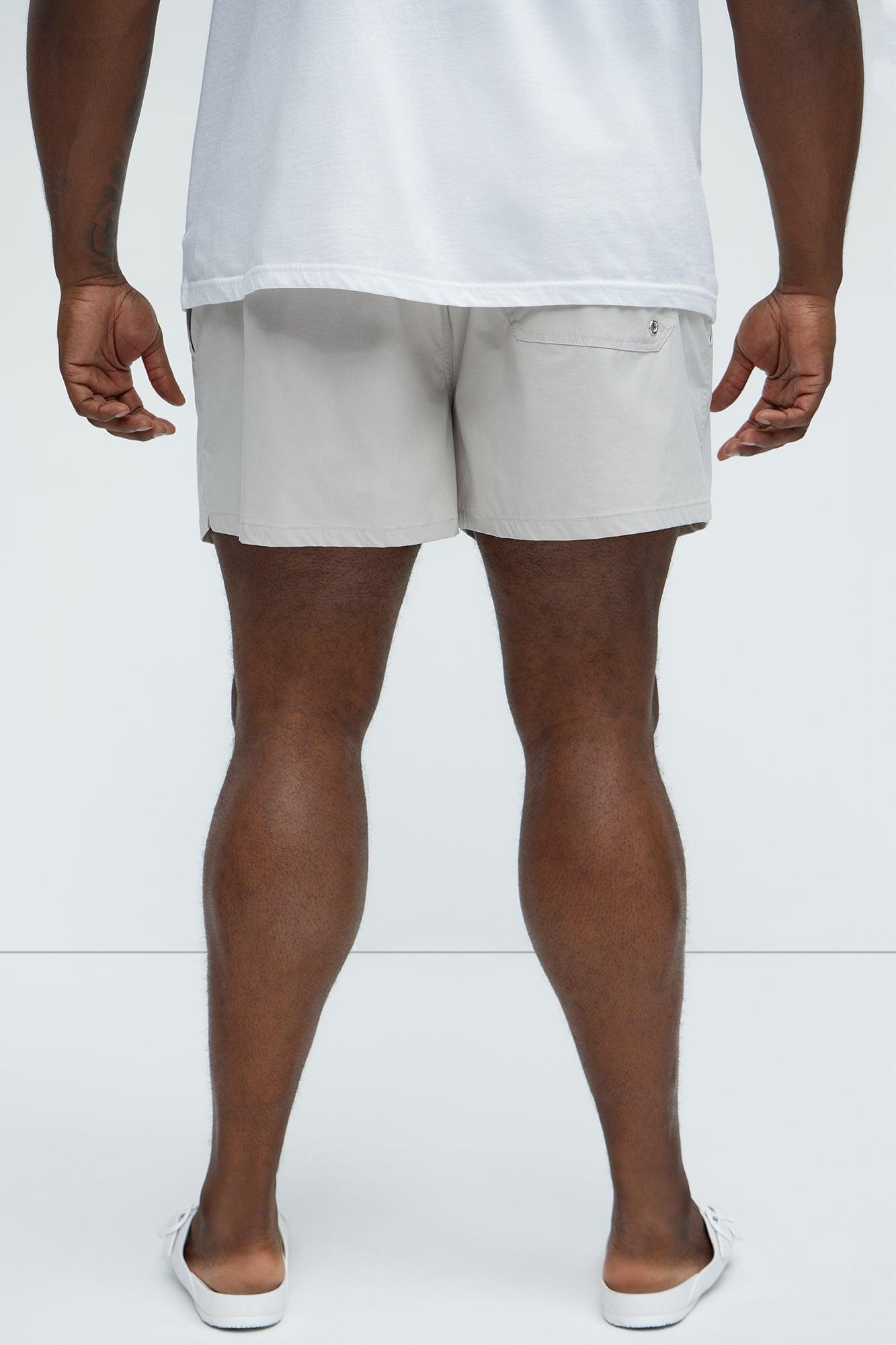 Montez Stretch Swim Trunk Short - Stone Product Image