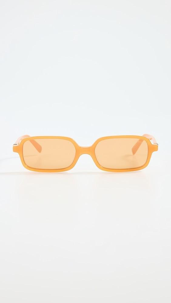 Miu Miu MU 11ZS  Rectangular Sunglasses | Shopbop Product Image