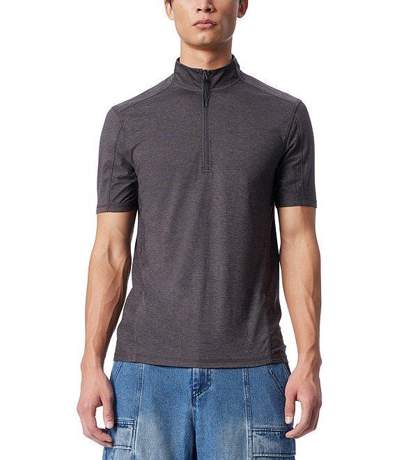 Cross Eyed Moose Short Sleeve Performance Quarter-Zip Pullover Product Image