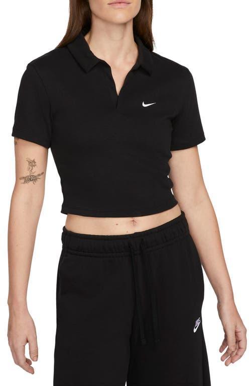 Nike Sportswear Essential Women's Short-Sleeve Polo Top Product Image