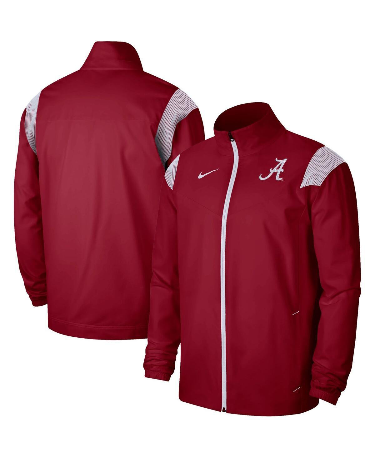 Mens Nike Crimson Alabama Crimson Tide Woven Full-Zip Jacket Product Image