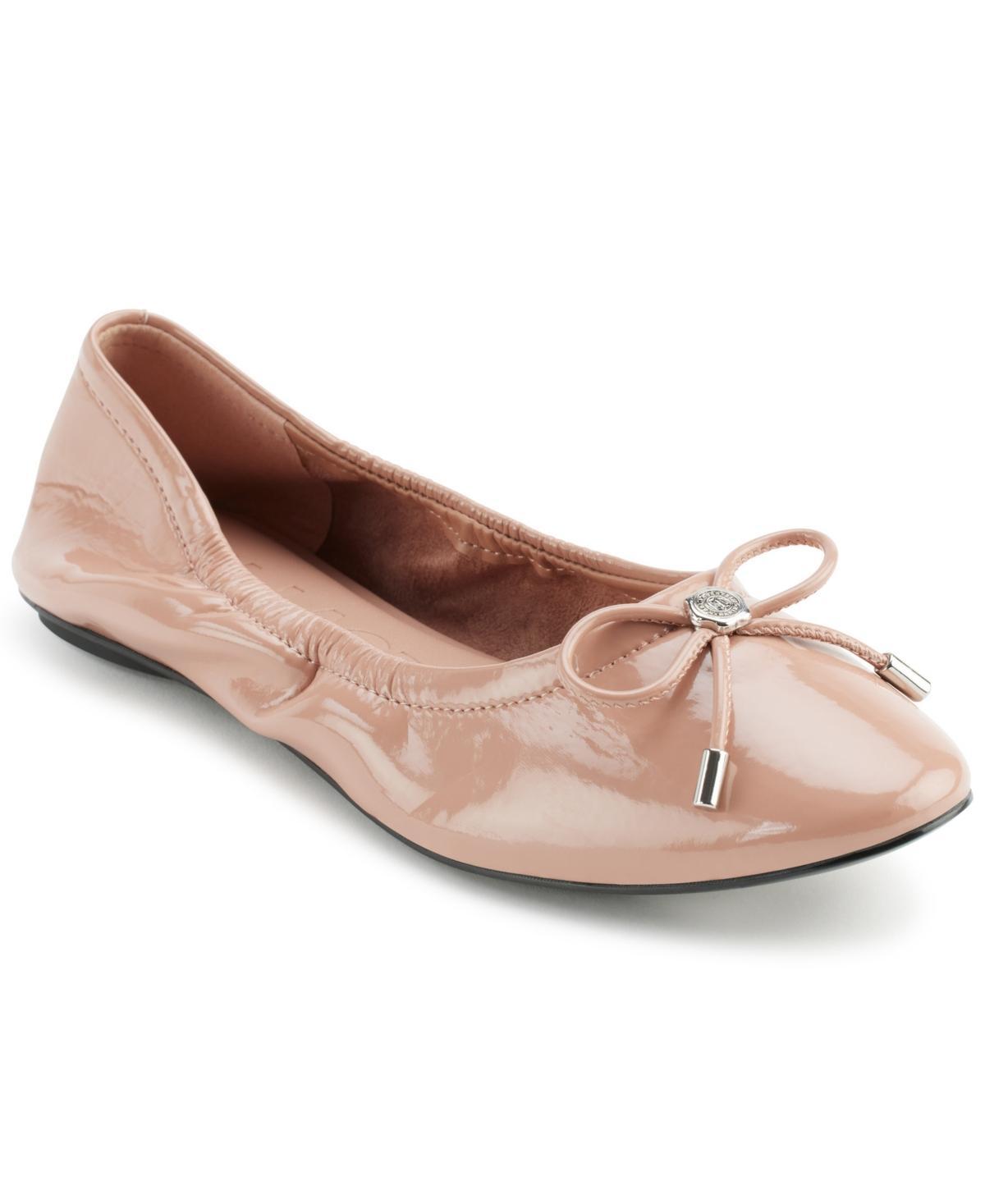 Karl Lagerfeld Paris Womens Velma Almond Toe Ballet Flats Product Image