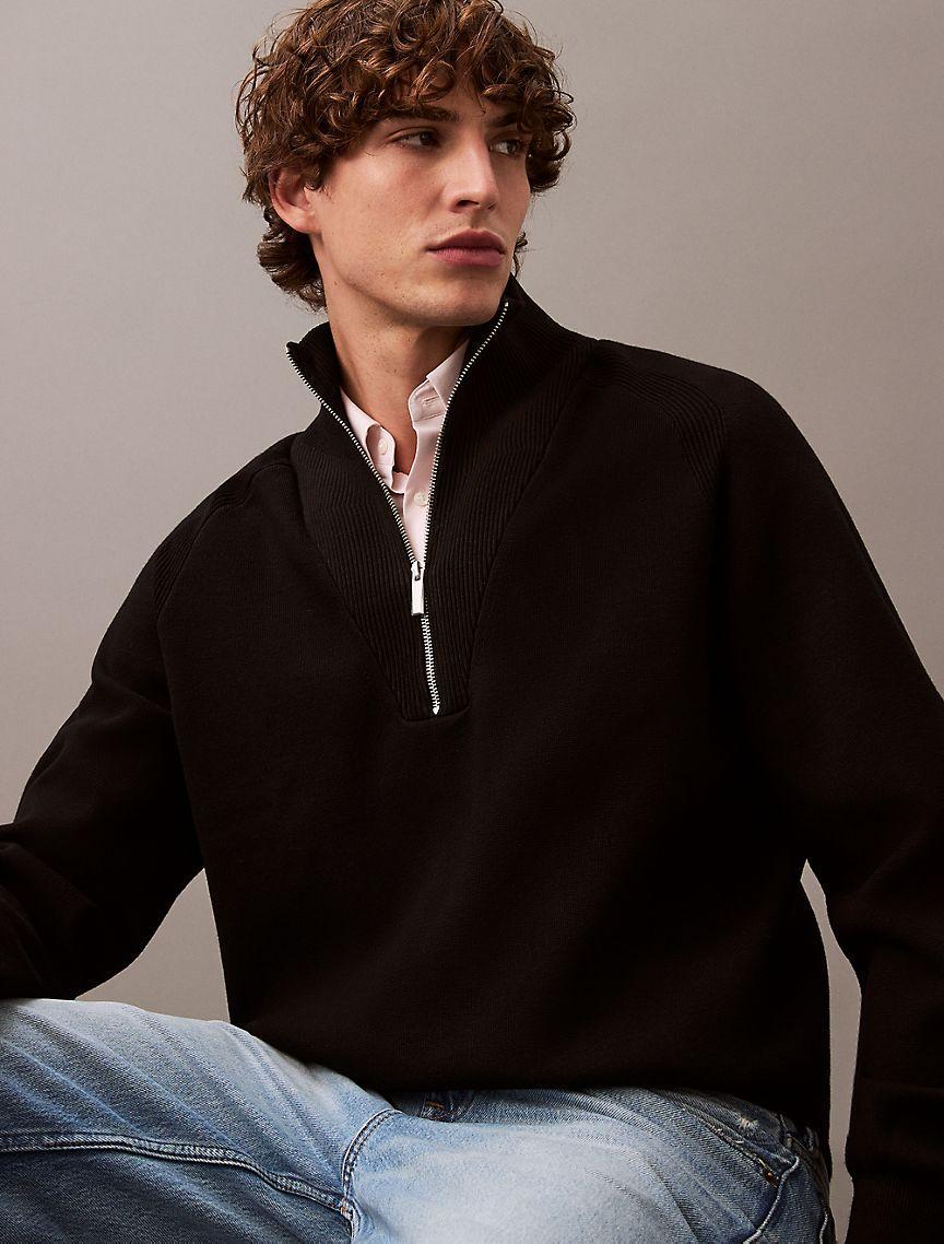 Tech Knit Quarter Zip Sweater Product Image