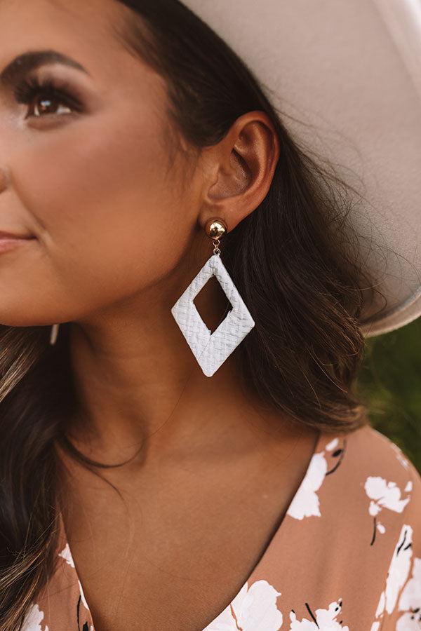 Valencia Vibes Earrings In Ivory Product Image