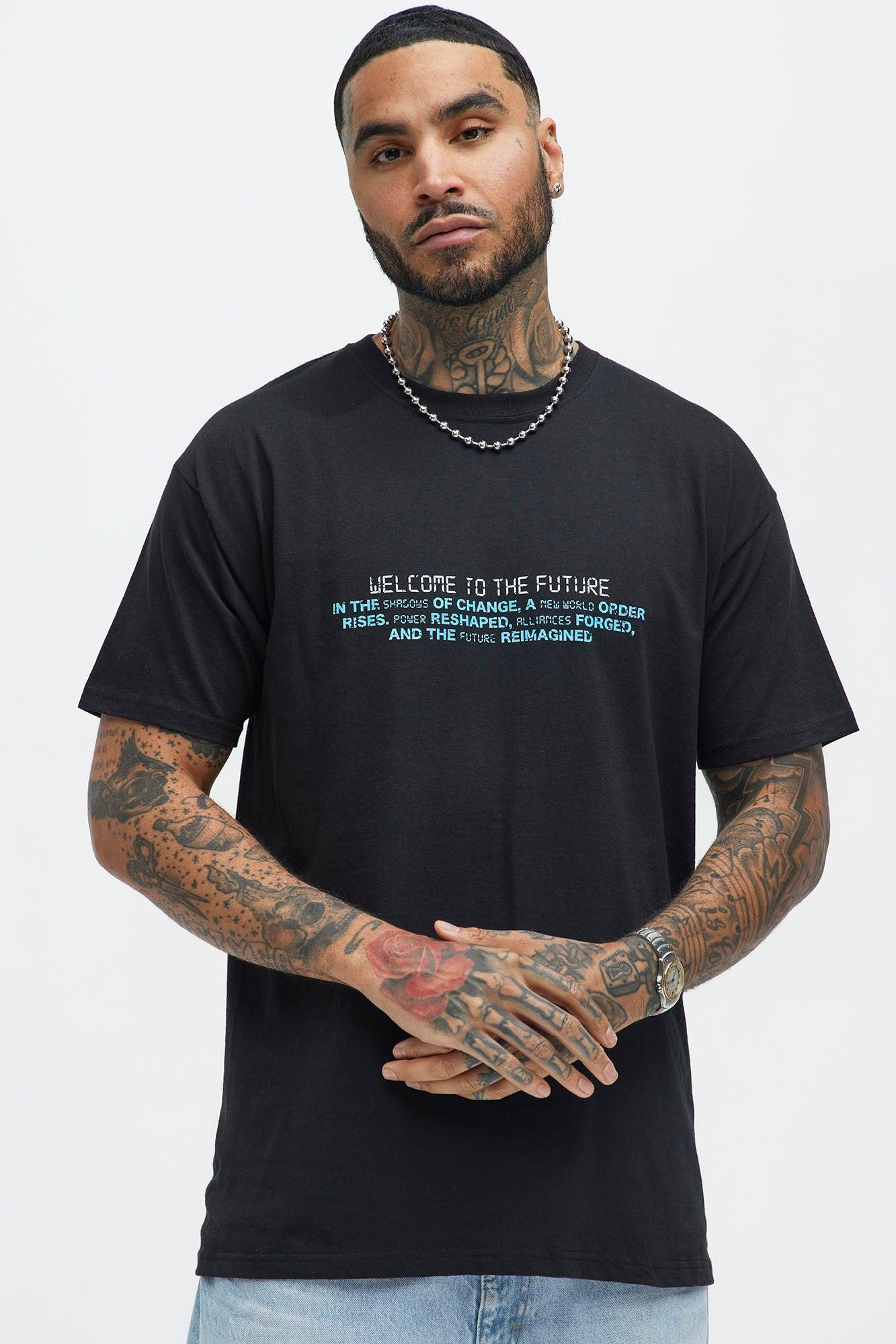 Welcome To The Future Short Sleeve Tee - Black Product Image