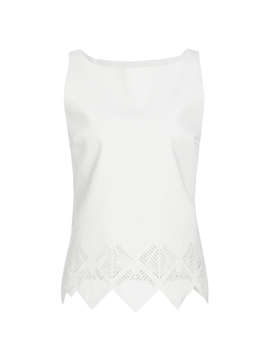 Womens Romoloa Laser-Cut Jersey Top Product Image