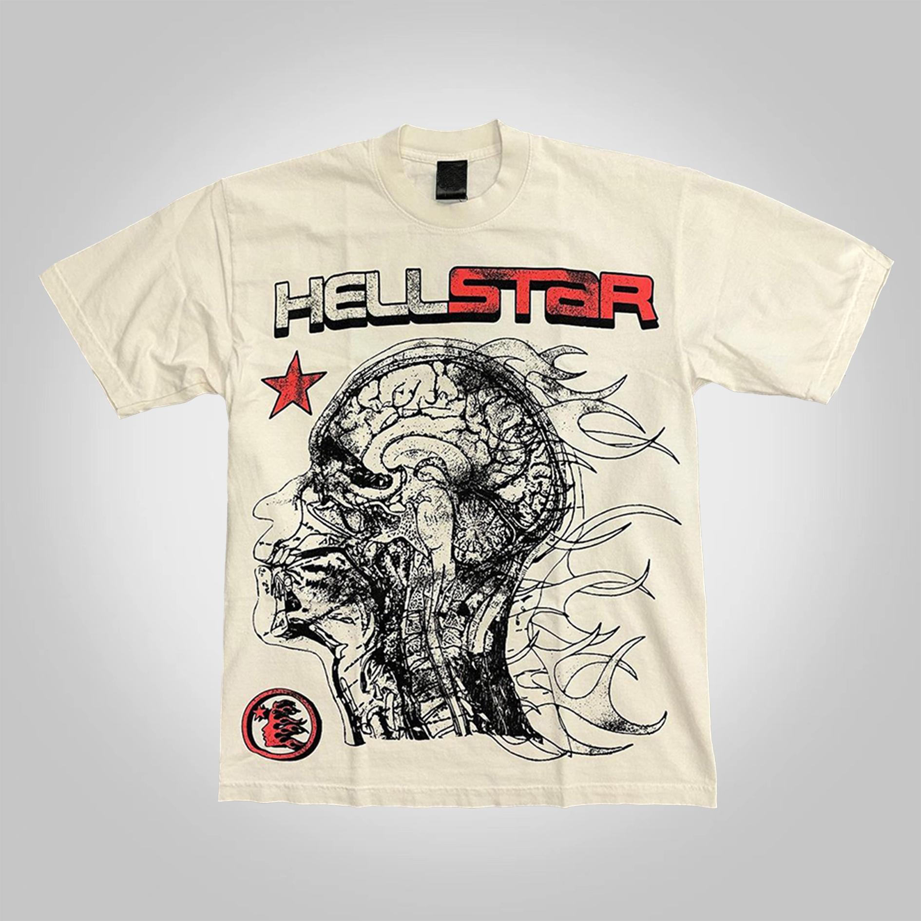 Y2k Vintage Hellstar 1996 Graphic Cotton T-Shirt Product Image