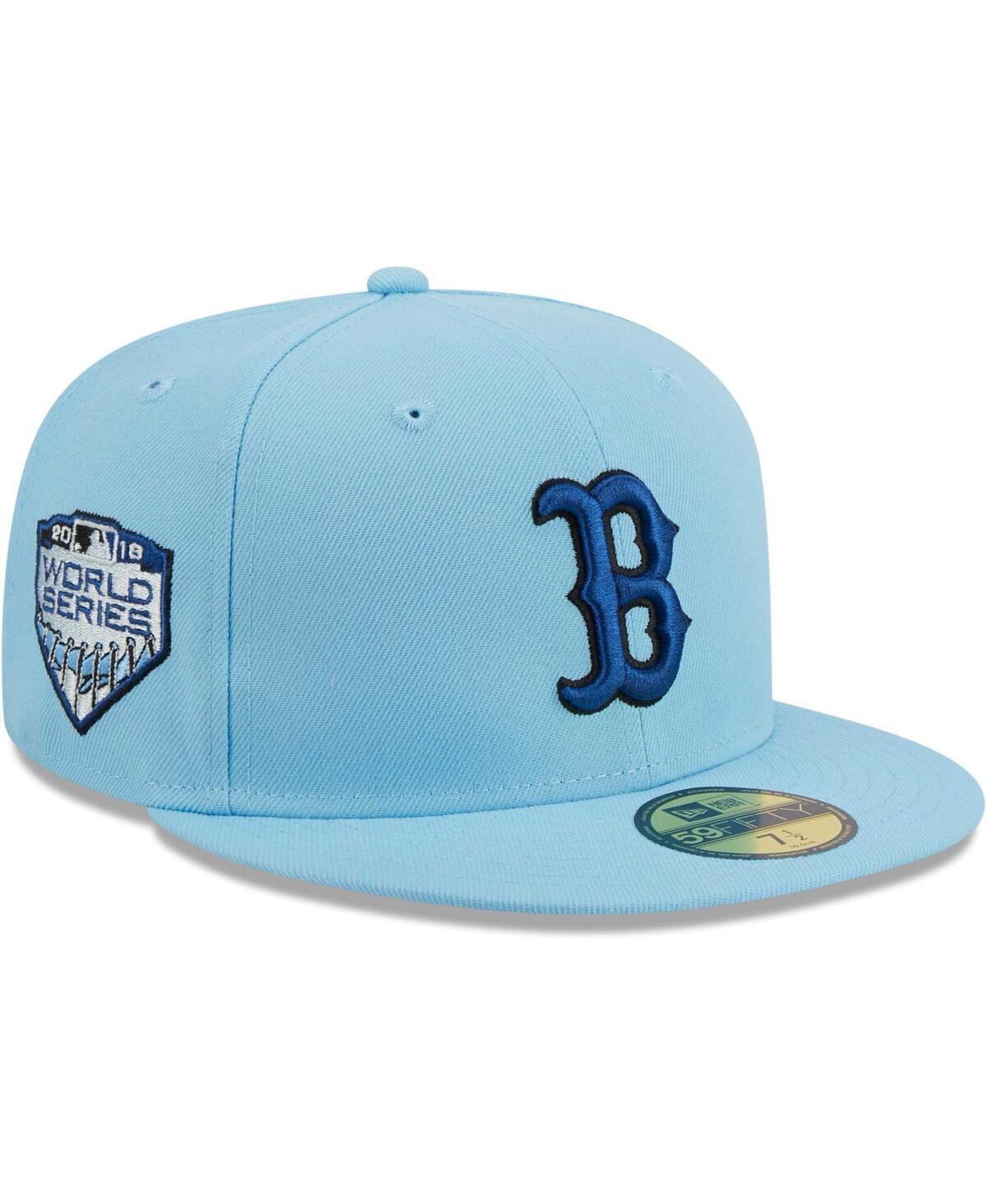 Mens New Era Blue Boston Red Sox 59FIFTY Fitted Hat Product Image