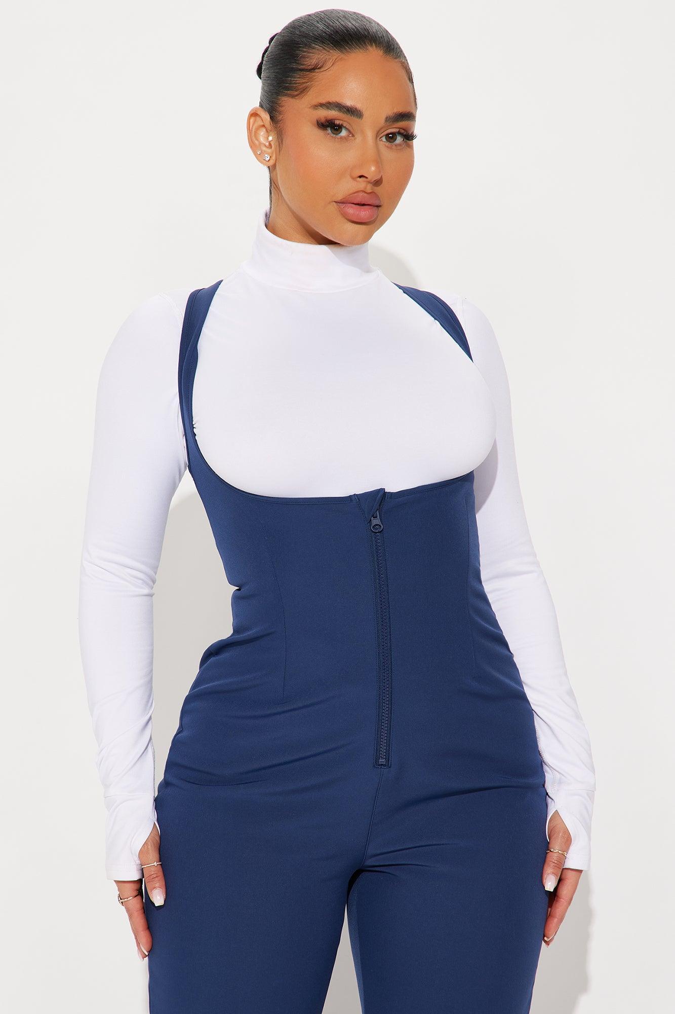 Out Cold Ski Jumpsuit - Navy Product Image