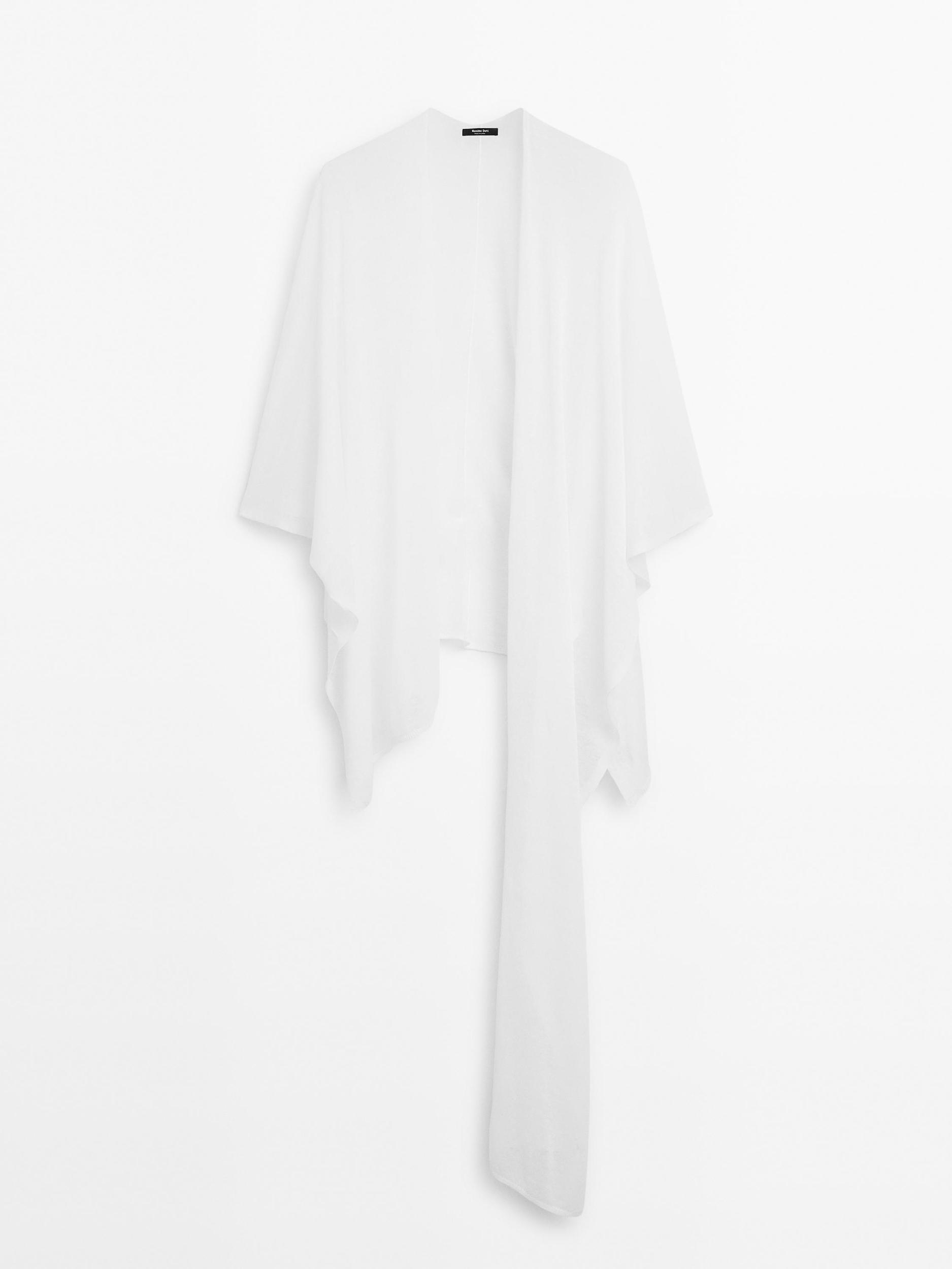 Fluid cape linen blend Product Image