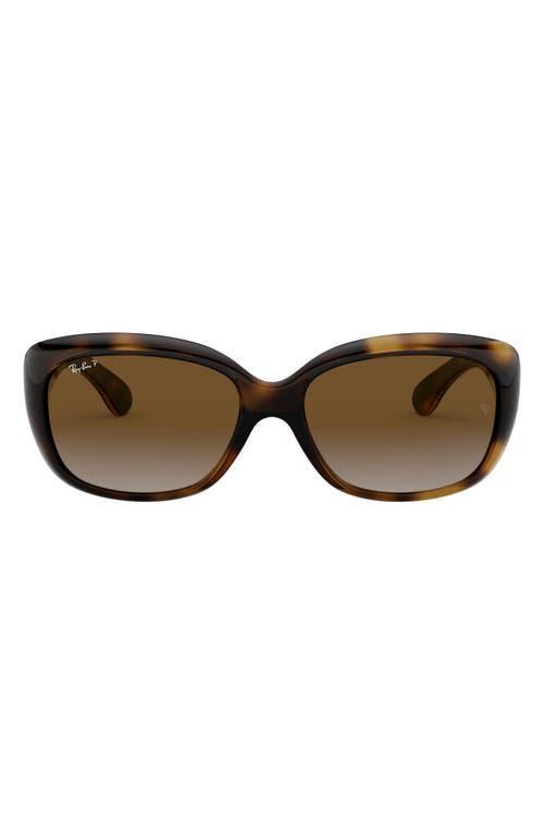 Ray-Ban Jackie Ohh Sunglasses Frame Brown Lenses Polarized Product Image