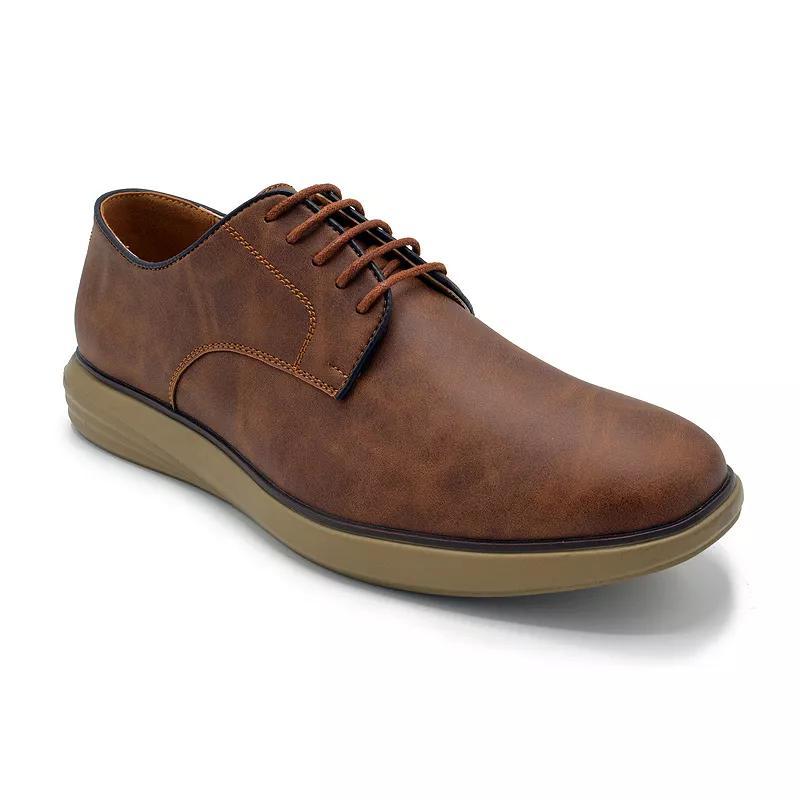 Aston Marc Mens Casual Oxford Shoes Blue Product Image