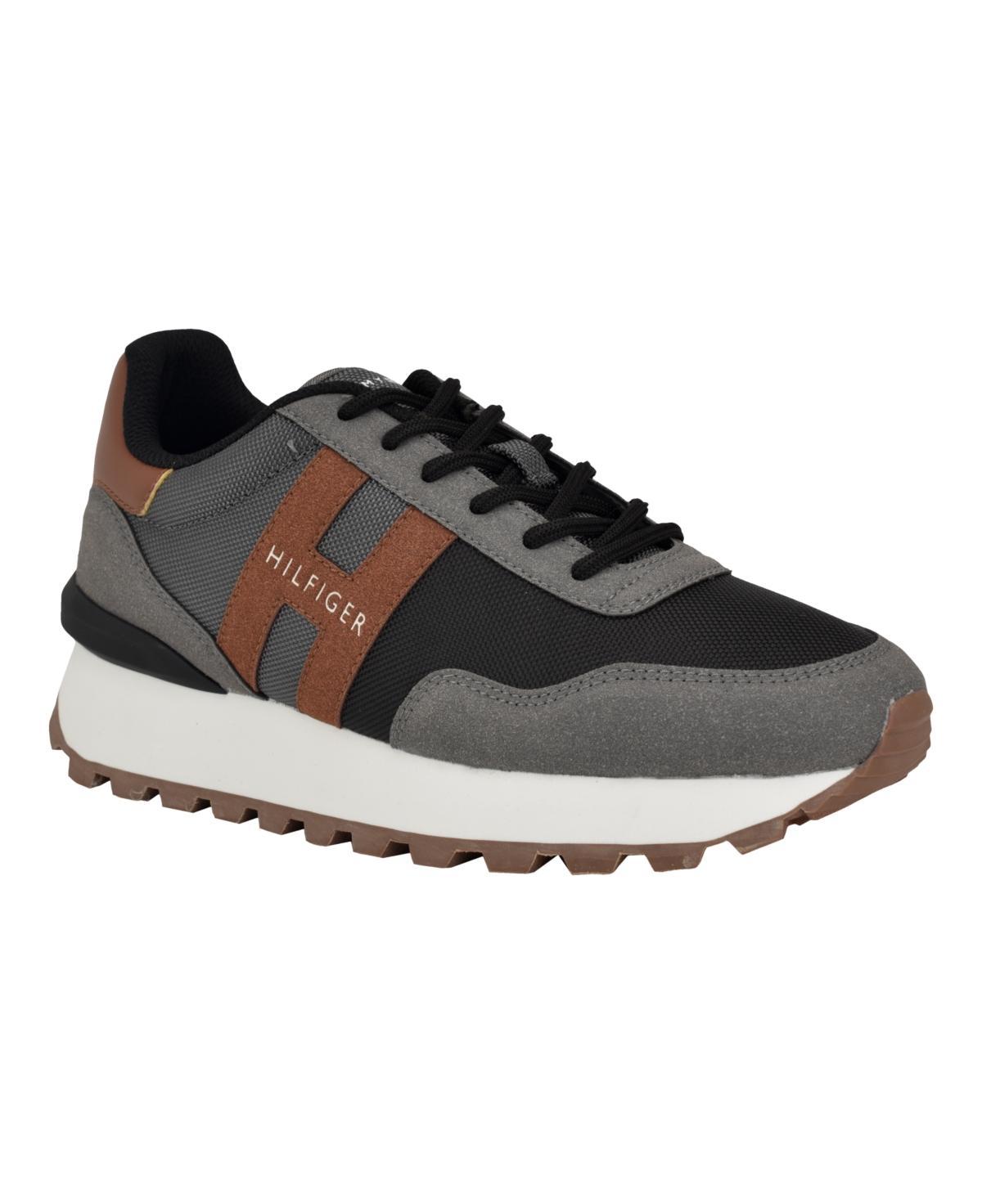 Tommy Hilfiger Gani (Light Grey/Cream Multi) Men's Shoes Product Image