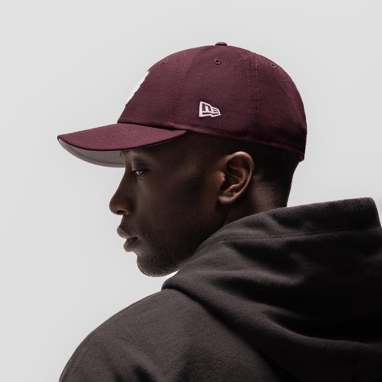 New Era® 59Fifty® Low Profile Hat - Maroon/White "Wings" Product Image