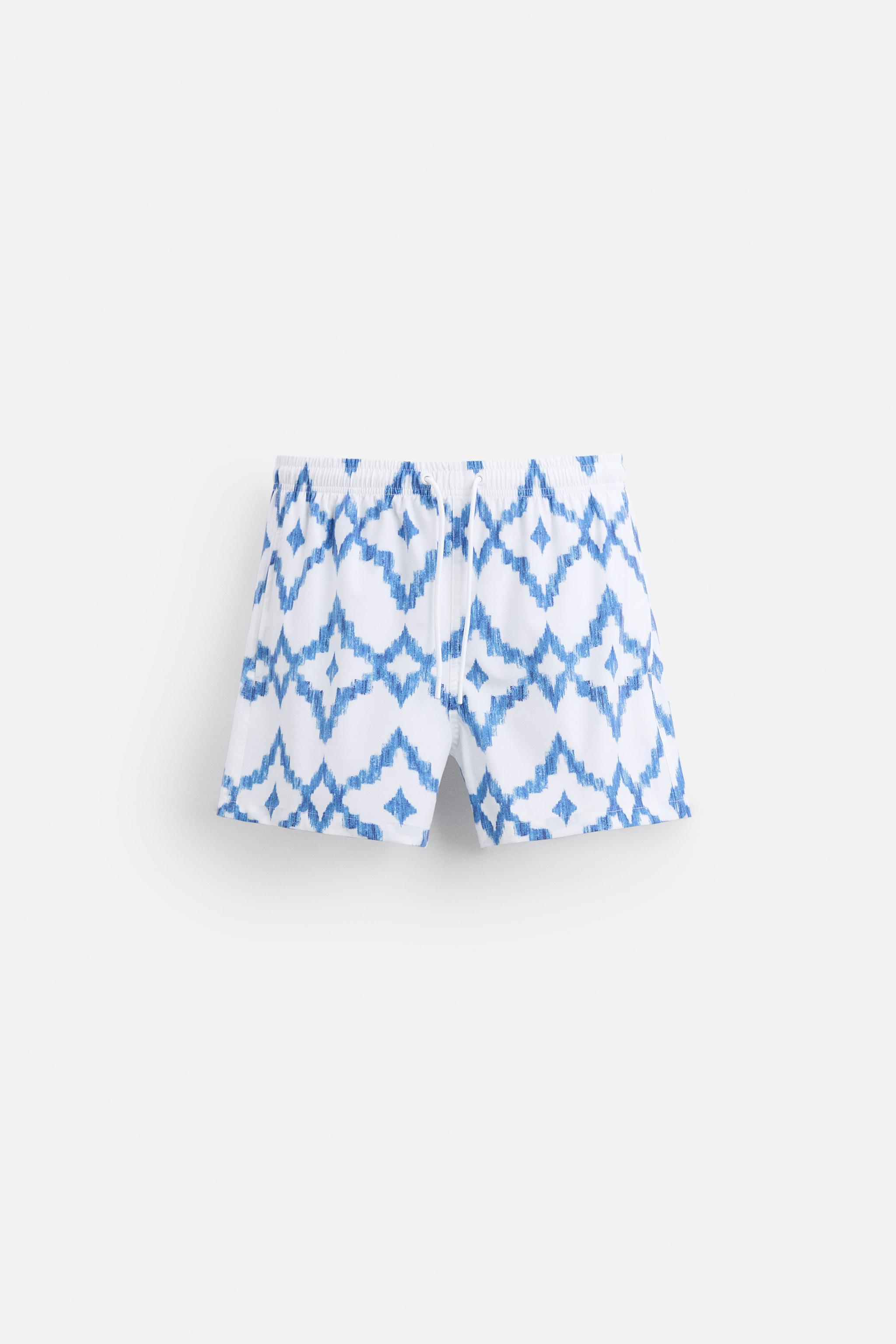 REGULAR GEOMETRIC PRINT SWIMSUIT Product Image