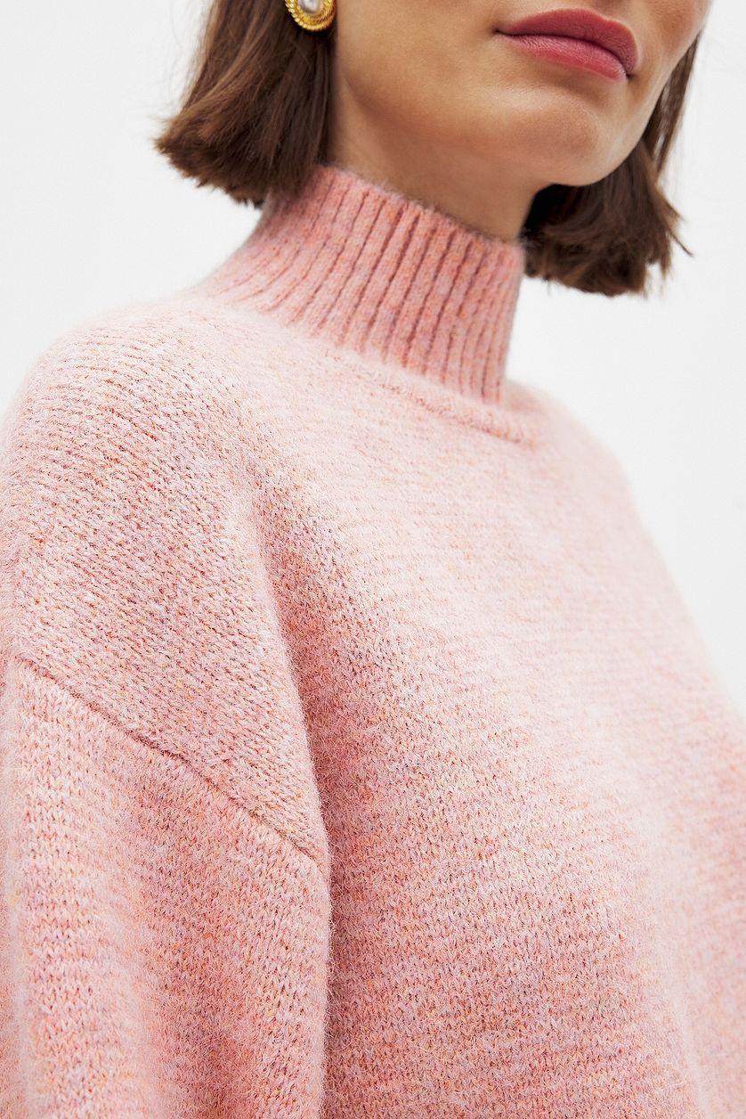 Knitted Turtle Neck Sweater Product Image