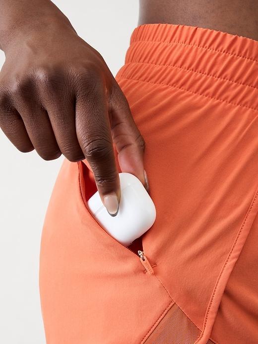 Mesh Racer Run Mid Rise 4 Short Product Image