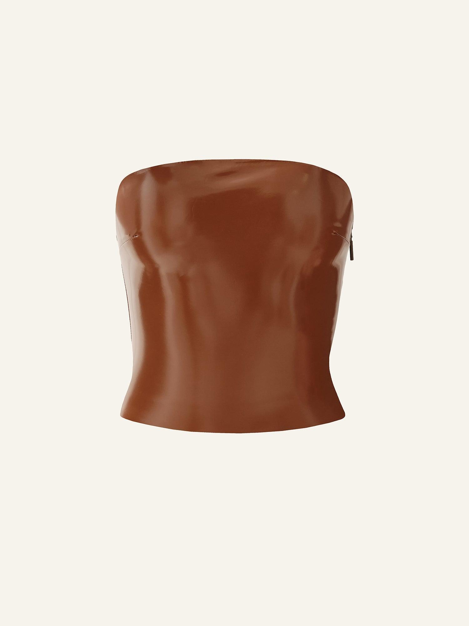 Killa bandeau in Caramel Product Image