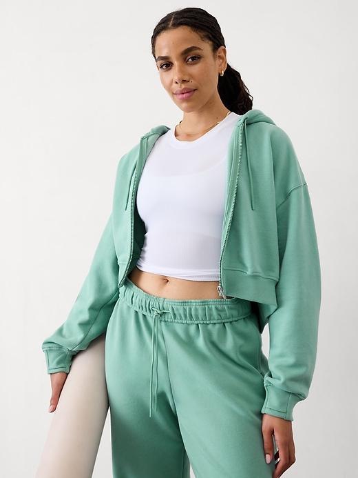 Forever Fleece Crop Full Zip Product Image