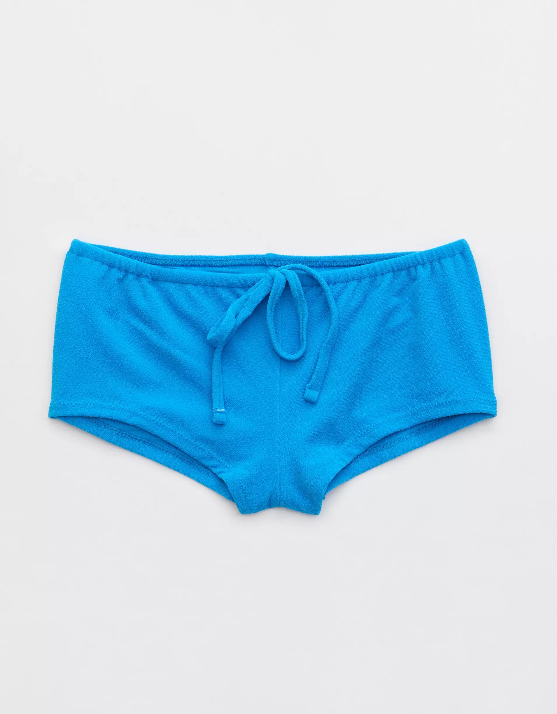 Aerie Terry Boyshort Cheeky Bikini Bottom Product Image